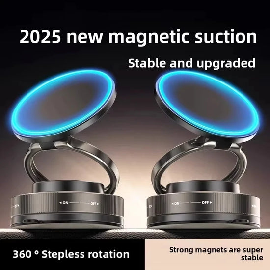 Magnetic Phone Holder for car, 360° Rotatable, Foldable & Adjustable Magnetic Car Mount, , Compatible with iPhone & Other Phones