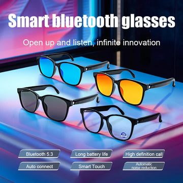 Smart Bluetooth Glasses Al Smart Chip Intelligent Control Operation, Right-hand Assistant for Women Men
