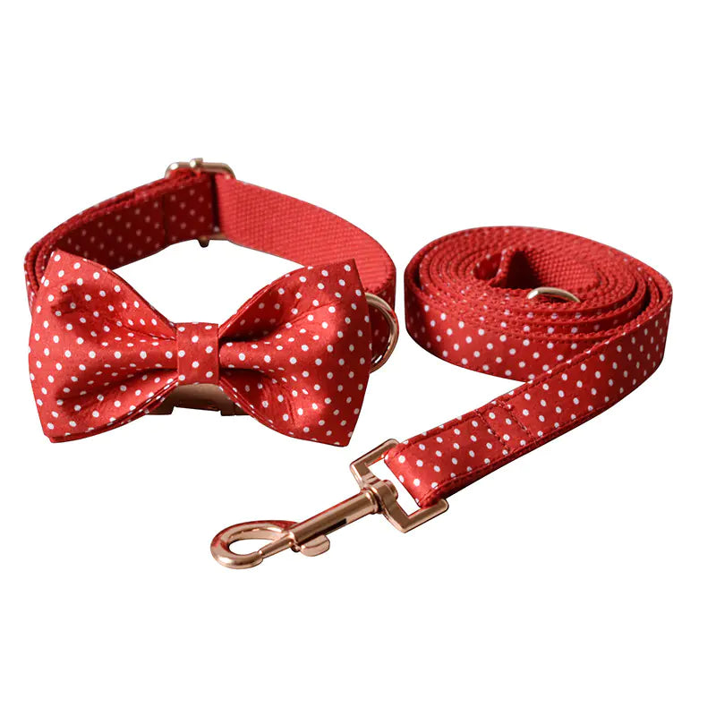 Red Dot Dog Leash and Collar Pet Supplies.