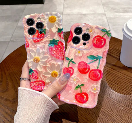 Artistic Oil Painting Watermelon Phone Case.