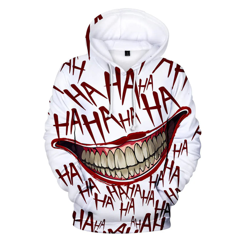 Digital Print Hoodie with Cobra Design.